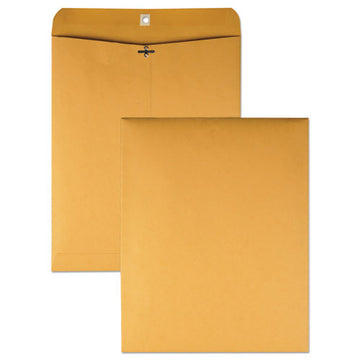 Quality Park™ Clasp Envelope, #14 1-2, Square Flap, Clasp-gummed Closure, 11.5 X 14.5, Brown Kraft, 100-box freeshipping - TVN Wholesale